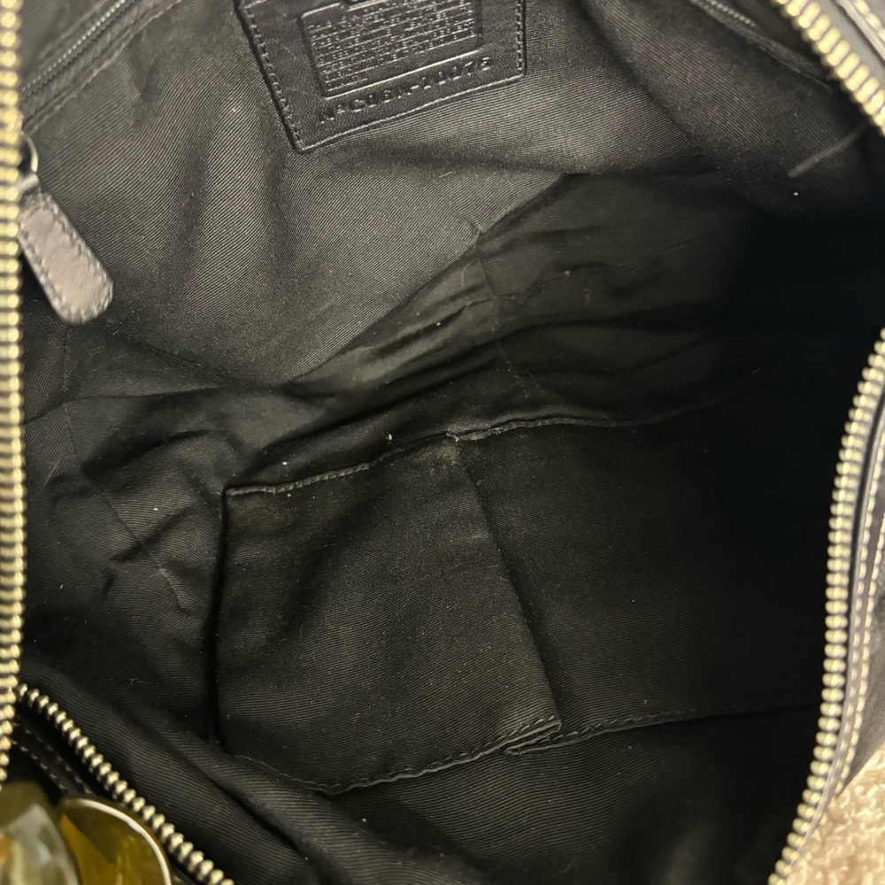 SOLD y2k coach black large hobo shoulder bag - Picture 7 of 8